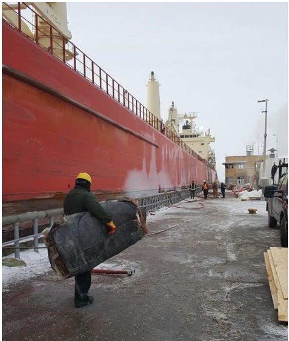 Bulldog Boiler Helps Rescue Federal Biscay Freighter